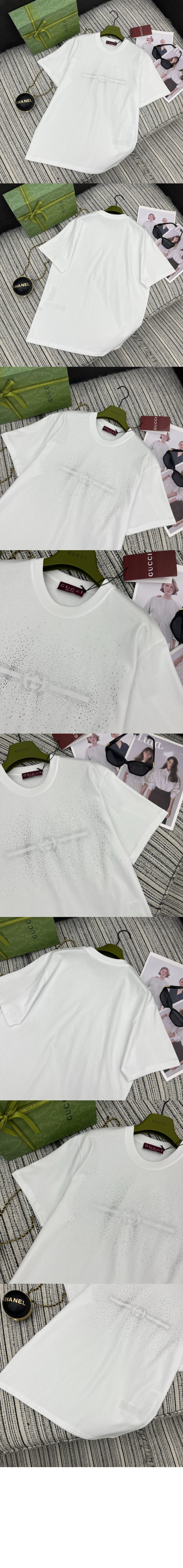 미러급레플리카사이트 | 명품레플리카 전문 쇼핑몰  | 딥퀄 - 엠브로이더리 코튼 저지 티셔츠 &gt; 구찌