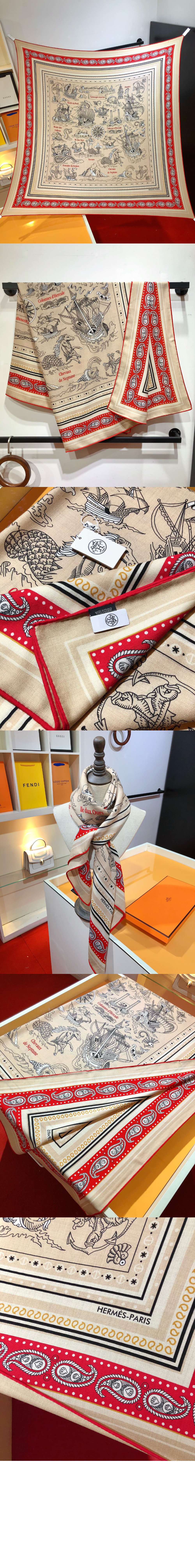 미러급레플리카사이트 | 명품레플리카 전문 쇼핑몰  | 딥퀄 - Tatouages Marins Bandana 숄 140 &gt; 에르메스
