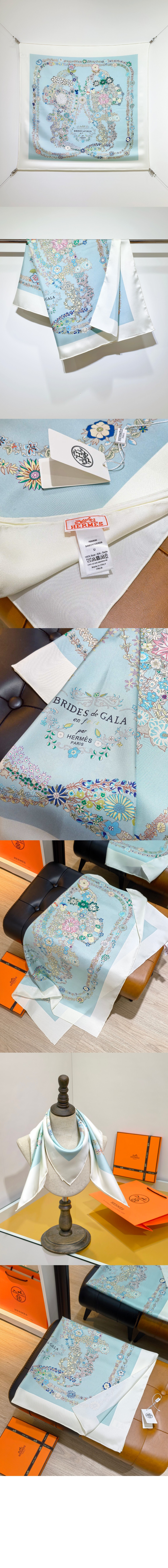 미러급레플리카사이트 | 명품레플리카 전문 쇼핑몰  | 딥퀄 - Brides de Gala en Fleurs 스카프 90 &gt; 에르메스