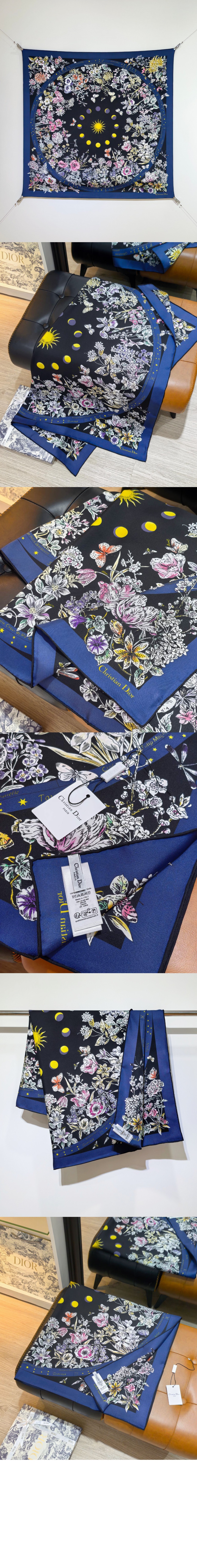 미러급레플리카사이트 | 명품레플리카 전문 쇼핑몰  | 딥퀄 - Astral Flowers 90 스퀘어 스카프 55FWC &gt; 디올