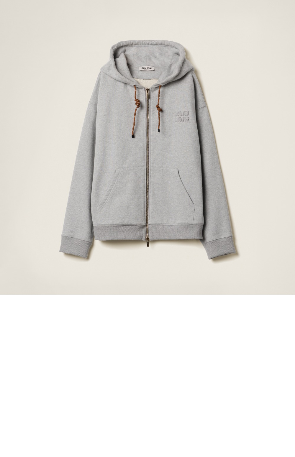 미러급레플리카사이트 | 명품레플리카 전문 쇼핑몰  | 딥퀄 - 코튼 플리스 스웨트셔츠 &gt; 미우미우