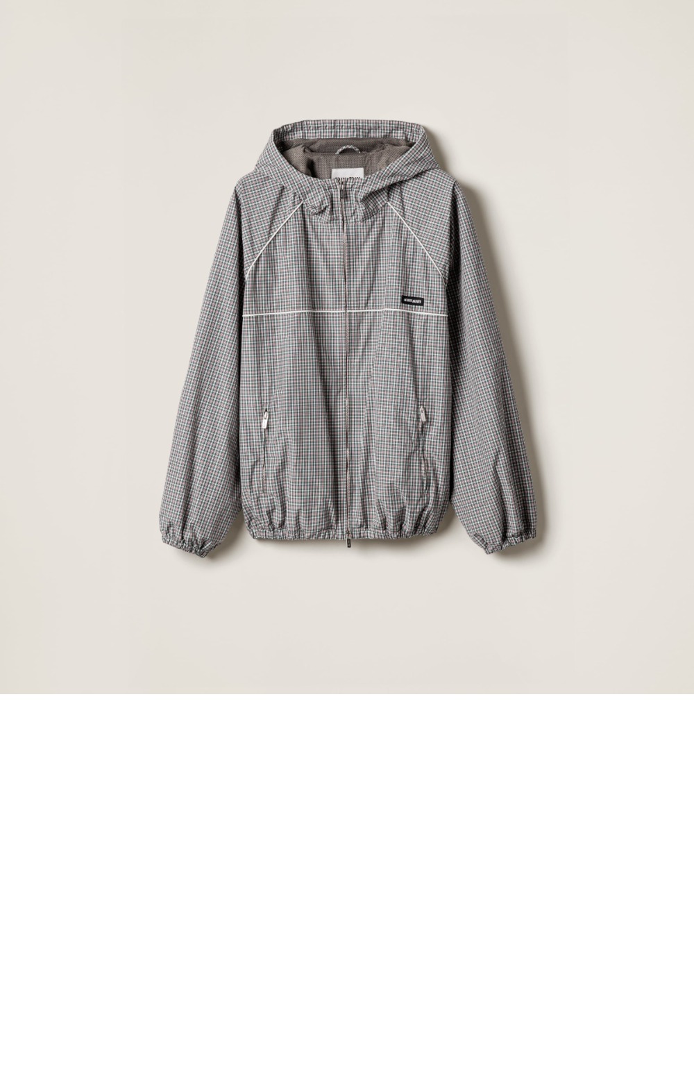 미러급레플리카사이트 | 명품레플리카 전문 쇼핑몰  | 딥퀄 - 체크 테크니컬 패브릭 봄버 재킷 &gt; 미우미우