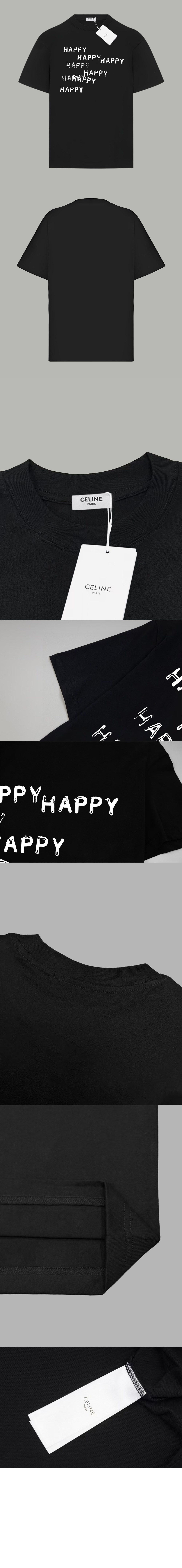 미러급레플리카사이트 | 명품레플리카 전문 쇼핑몰  | 딥퀄 - Happy Happy 루즈 코튼 저지 티셔츠 &gt; 셀린느