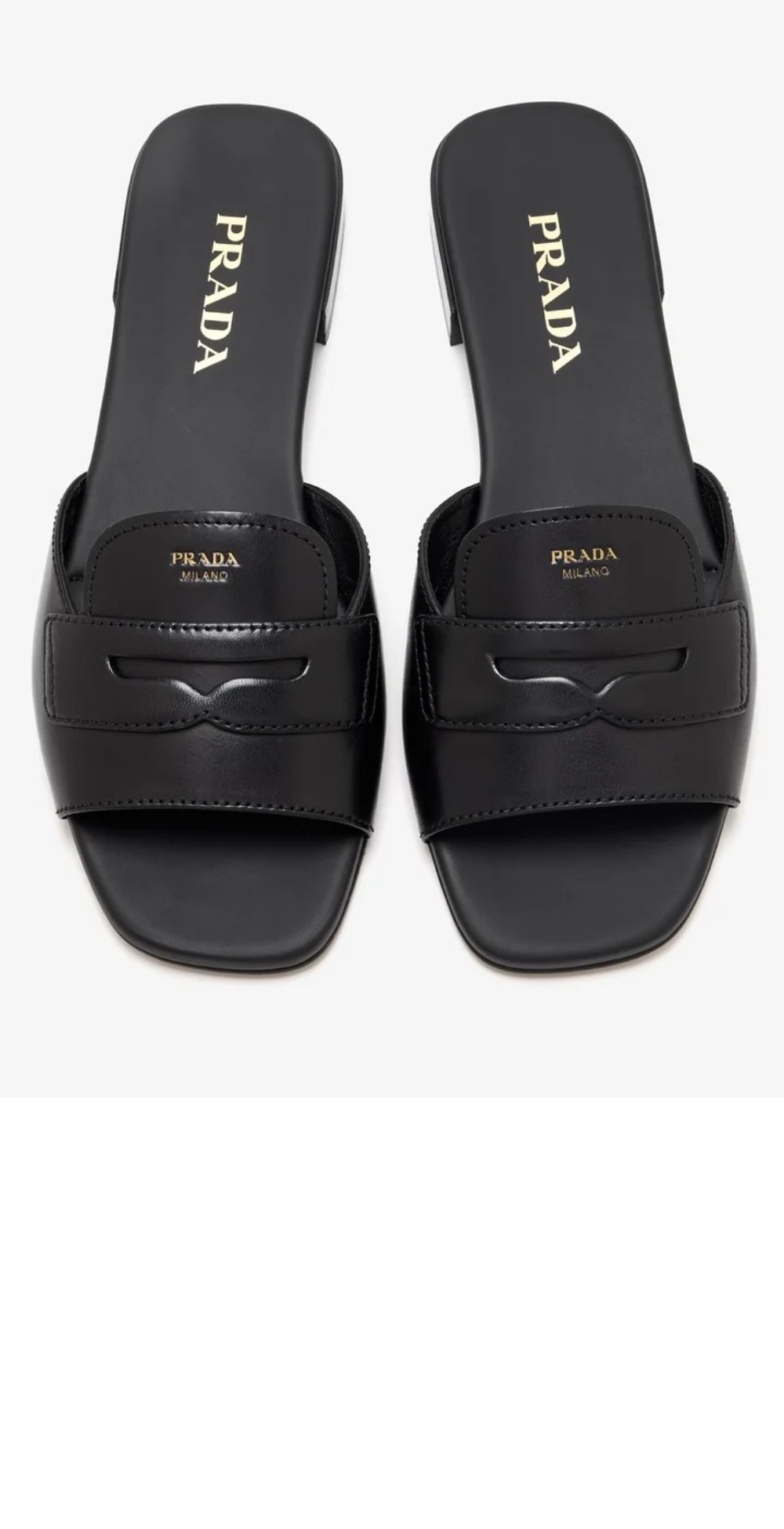 미러급레플리카사이트 | 명품레플리카 전문 쇼핑몰  | 딥퀄 - 가죽 슬라이드 샌들 1XX781 &gt; 프라다