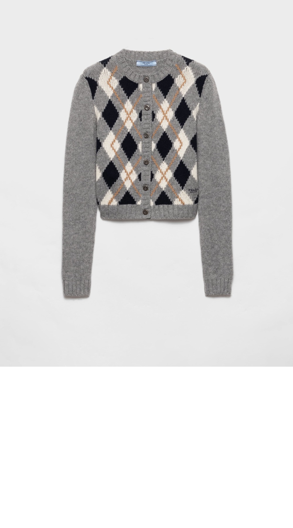 미러급레플리카사이트 | 명품레플리카 전문 쇼핑몰  | 딥퀄 - 아가일 니트 캐시미어 가디건 &gt; 프라다