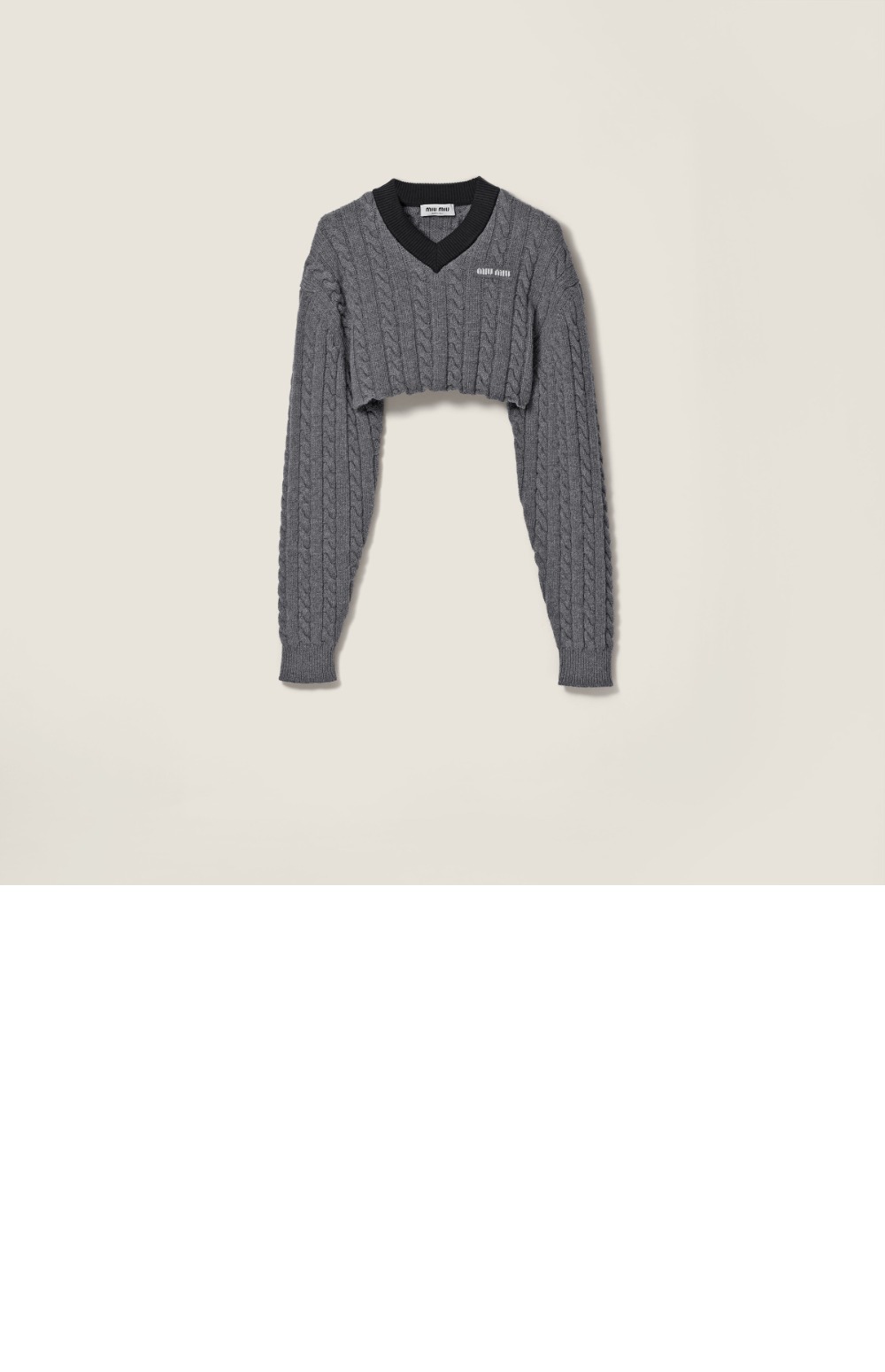 미러급레플리카사이트 | 명품레플리카 전문 쇼핑몰  | 딥퀄 - 울 및 코튼 스웨터 &gt; 미우미우