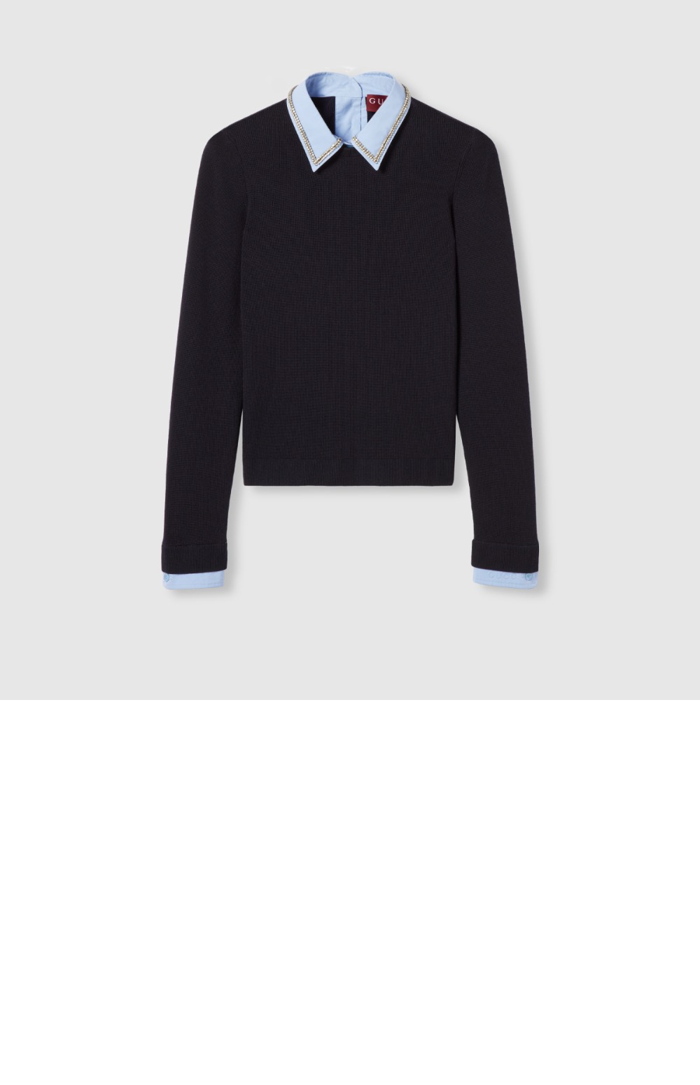 미러급레플리카사이트 | 명품레플리카 전문 쇼핑몰  | 딥퀄 - 자수가 있는 울 스웨터 &gt; 구찌