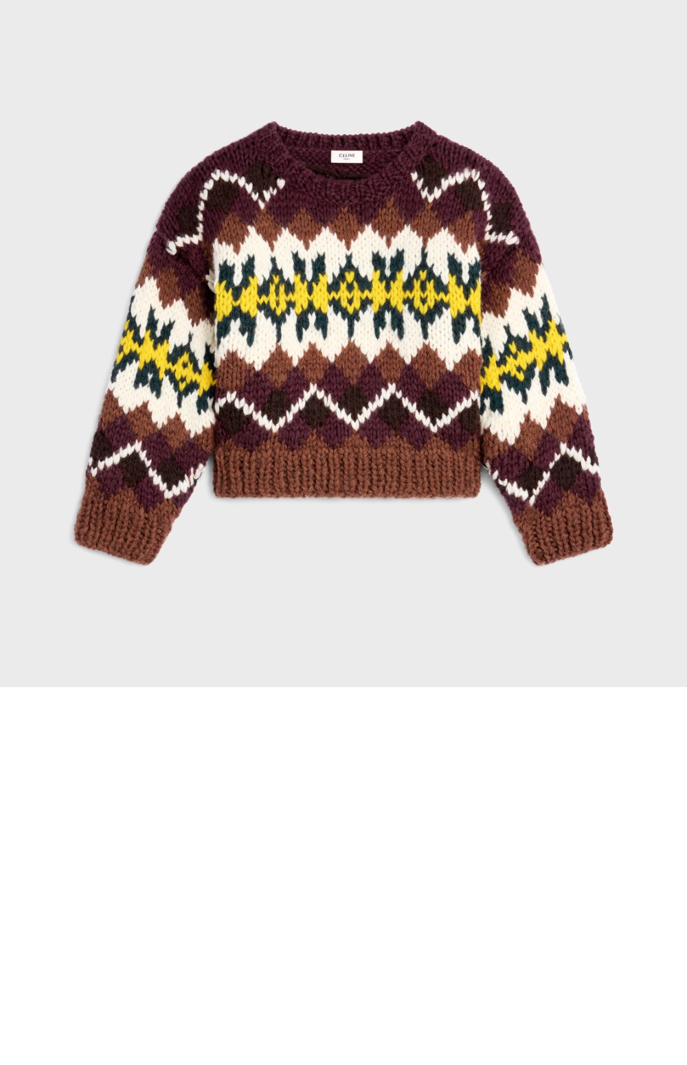 미러급레플리카사이트 | 명품레플리카 전문 쇼핑몰  | 딥퀄 - 크루넥 스웨터 페어 아일 울 &gt; 셀린느