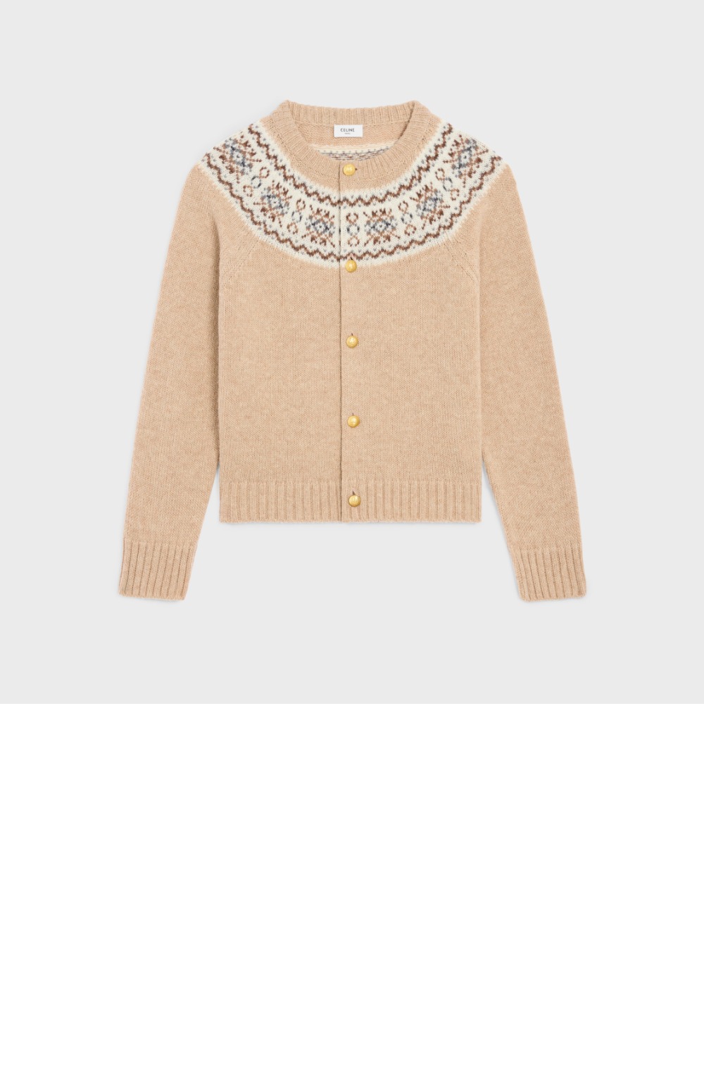 미러급레플리카사이트 | 명품레플리카 전문 쇼핑몰  | 딥퀄 - 가디건 트리옹프 페어 아일 울 &gt; 셀린느