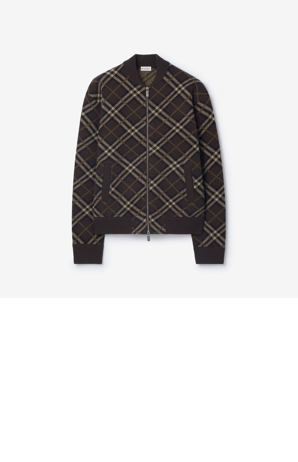 미러급레플리카사이트 | 명품레플리카 전문 쇼핑몰  | 딥퀄 - 체크 울 캐시미어 보머 재킷 &gt; 버버리