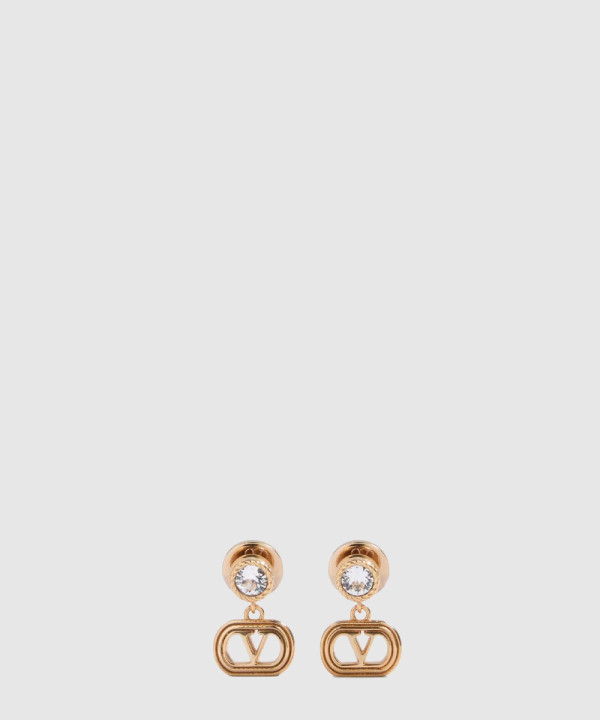 크리스털 메탈 이어링 7W2J0A